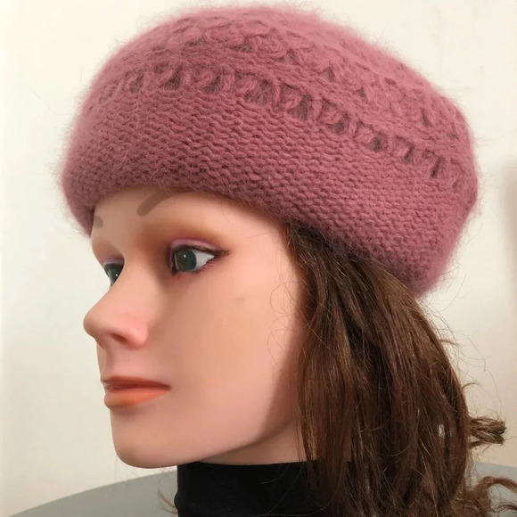 Vintage Dusty Rose Wool Hat - Picture 6 of 11